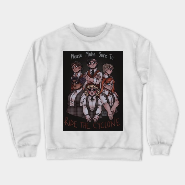 Please make sure to Ride the Cyclone Crewneck Sweatshirt by paperstarzz